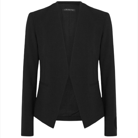 Theory Jackets & Blazers - Theory black linen blazer